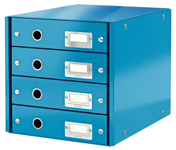 Cabinet 4 Sertare Albastru Click&Store Leitz