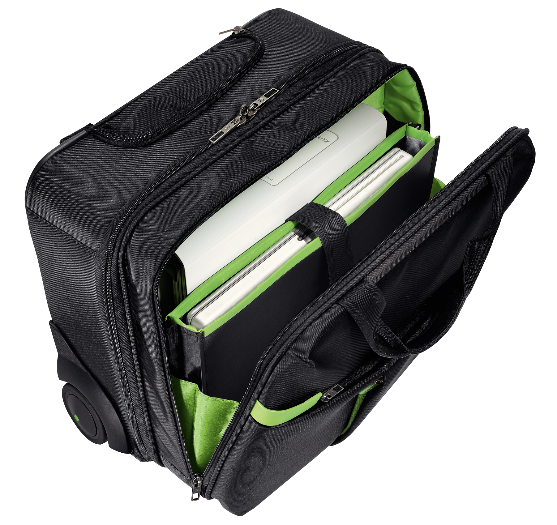 Geanta Cu 2 Rotile Neagra Smart Traveller Leitz