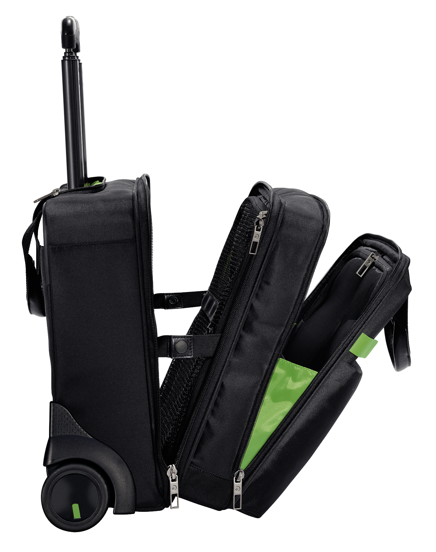 Geanta Cu 2 Rotile Neagra Smart Traveller Leitz