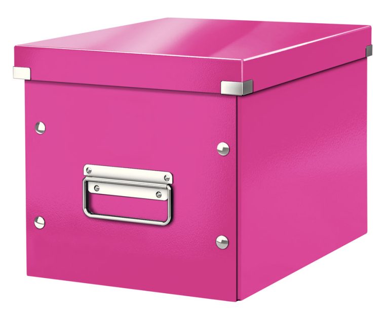 Cutie Click&Store Medie Cub Roz Leitz