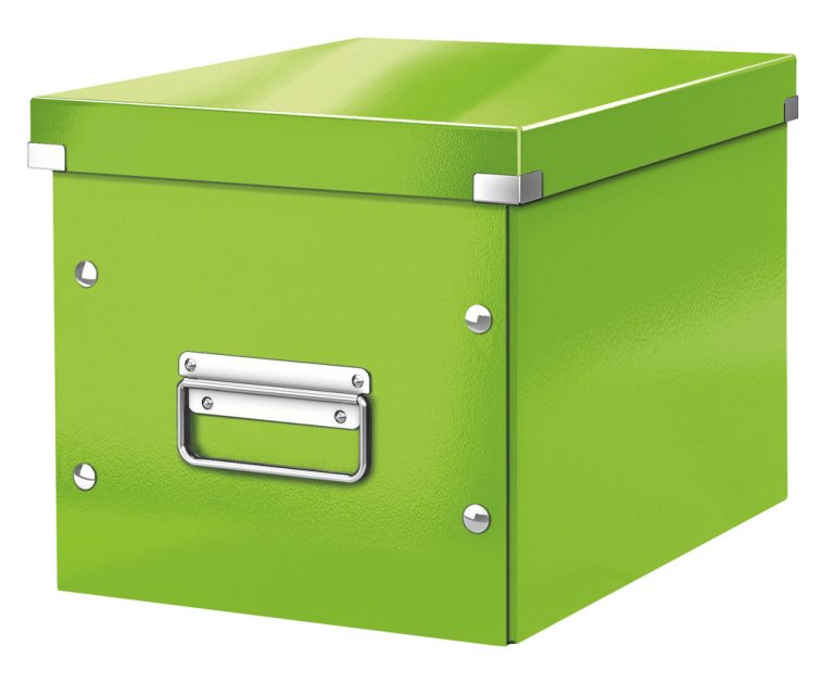 Cutie Click&Store Medie Cub Verde Leitz