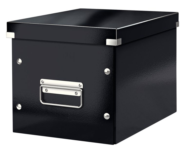 Cutie Click&Store Medie Cub Neagra Leitz