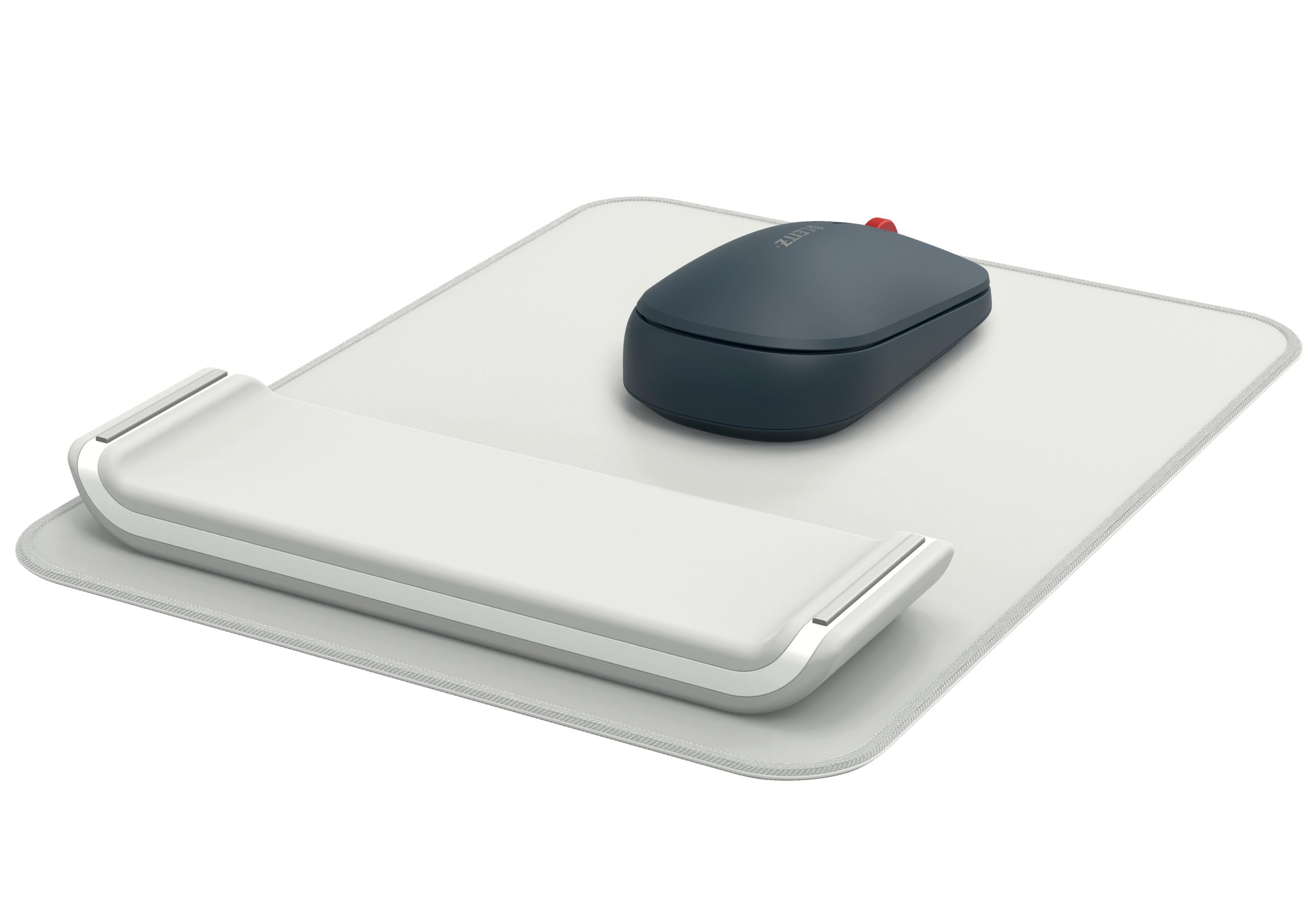 Mouse Pad Si Suport Incheieturi Gri Pastel Ergo Leitz