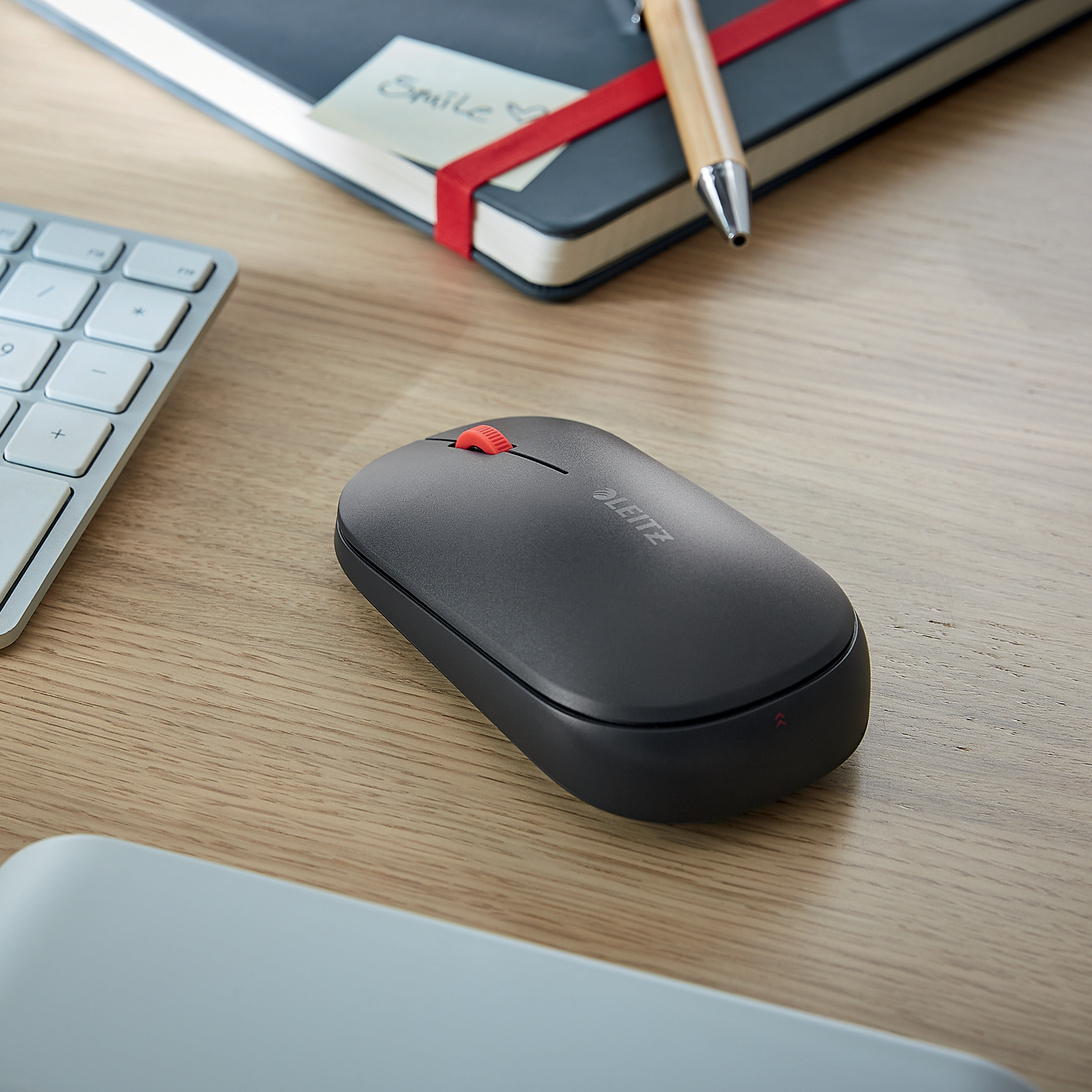 Mouse Optic Conexiune Duala Gri Antracit Cosy Leitz