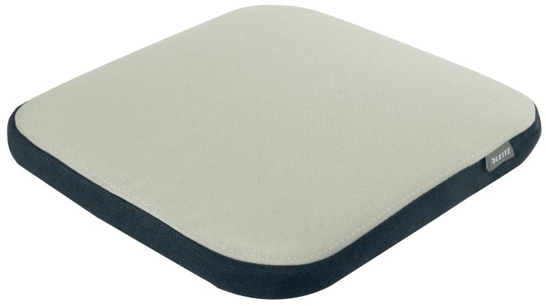 Pernuta Ergonomica Scaun Gri Pastel Husa Lavabila Ergo Leitz