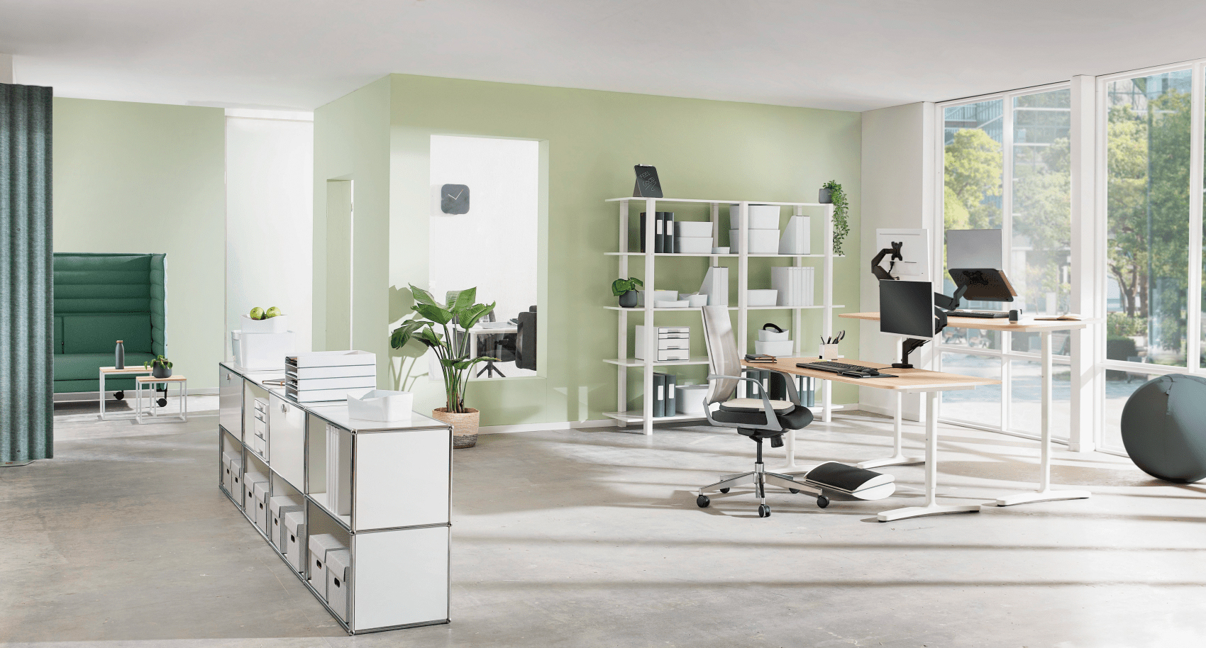 Pernuta Ergonomica Scaun Gri Carbune Husa Lavabile Ergo Leitz