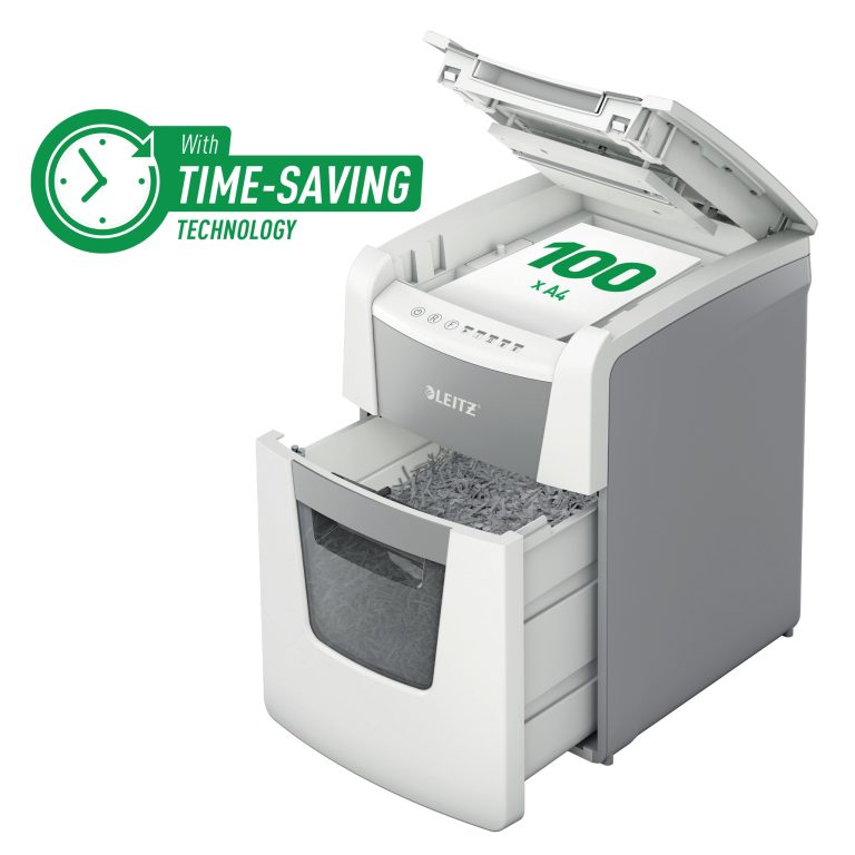 Distrugator Automat Doc Iq Small Office Micro-Cut 100 Coli P5 Leitz