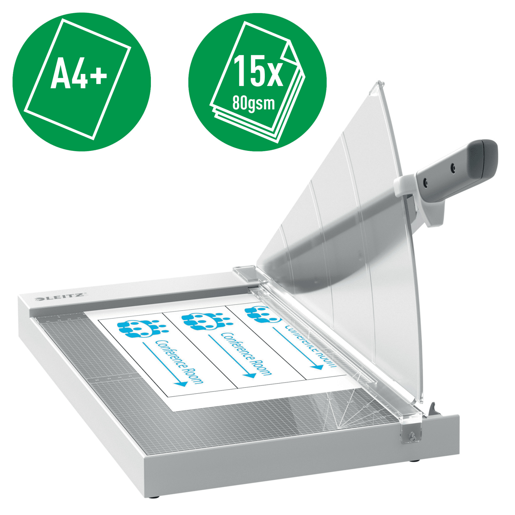Ghilotina Cu Parghie Office Precision A4 15Coli Indicator Laser Leitz