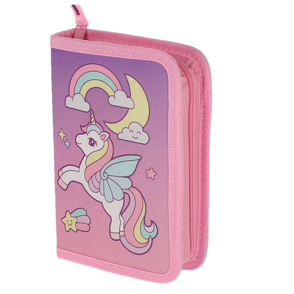 Penar Echipat 23 Piese 1 Fermoar 2 Extensii Unicorn Roz Pigna