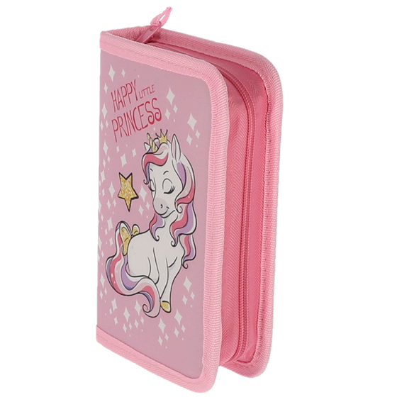 Penar Echipat 23 Piese 1 Fermoar 2 Extensii Unicorn Roz Pigna
