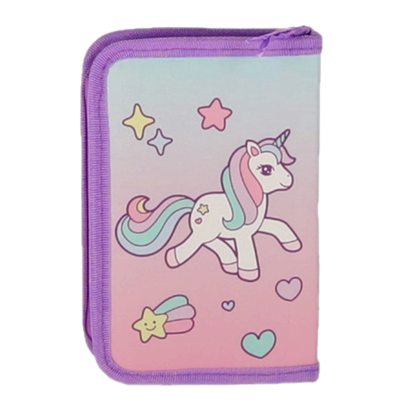 Penar Echipat 31 Piese 1 Fermoar 2 Extensii Unicorn Roz Pigna
