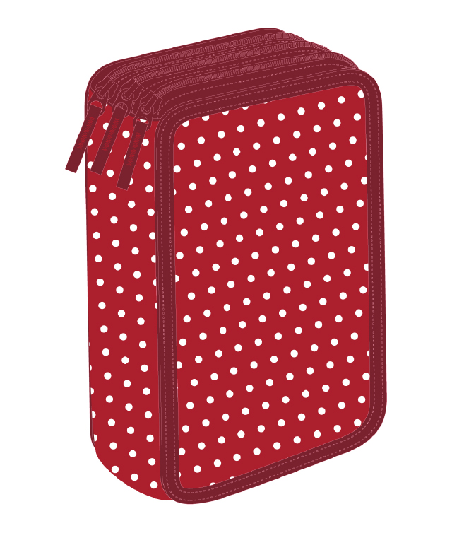 Penar Echipat 33 Piese 3 Fermoare Dots Pigna