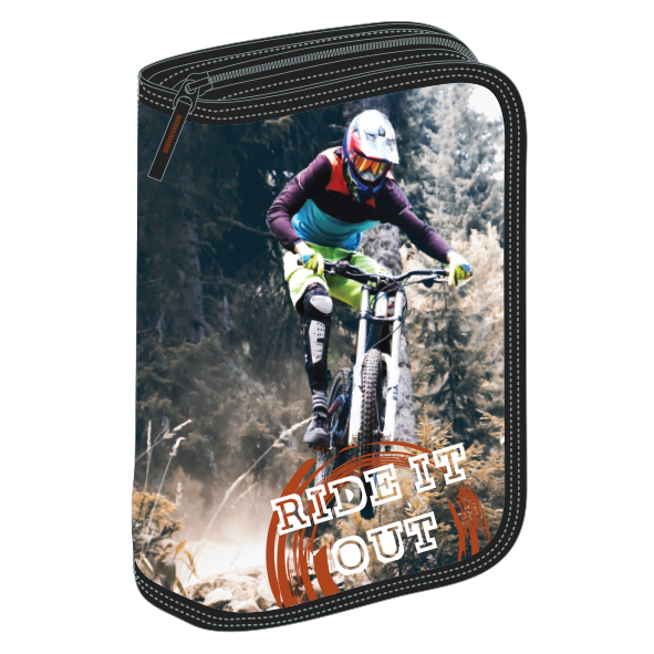 Penar Echipat 50 Piese 1 Fermoar 2 Extensii Ride It Out Negru Pigna