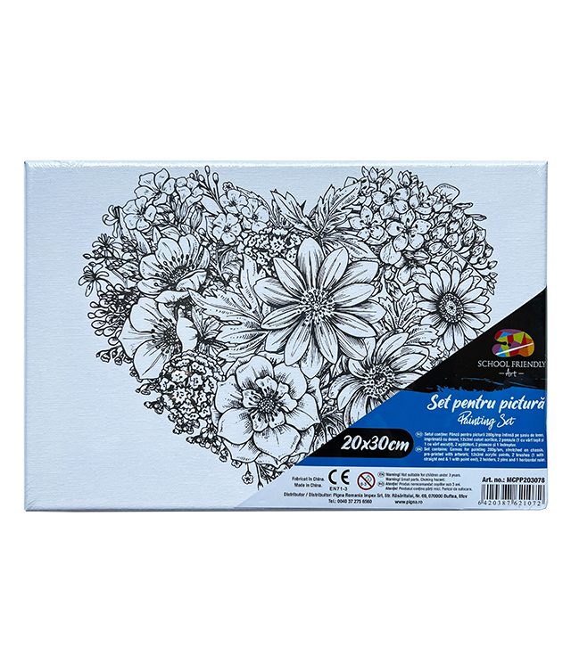 Panza Predesenata Pe Sasiu 20*30cm Flori Sf Art Pigna