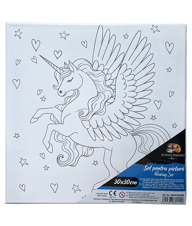 Panza Predesenata Pe Sasiu 30*30cm Unicorn Sf Art Pigna