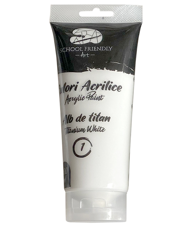 Culori Acrilice 200ml Alb Titan Premium Sf Art Pigna