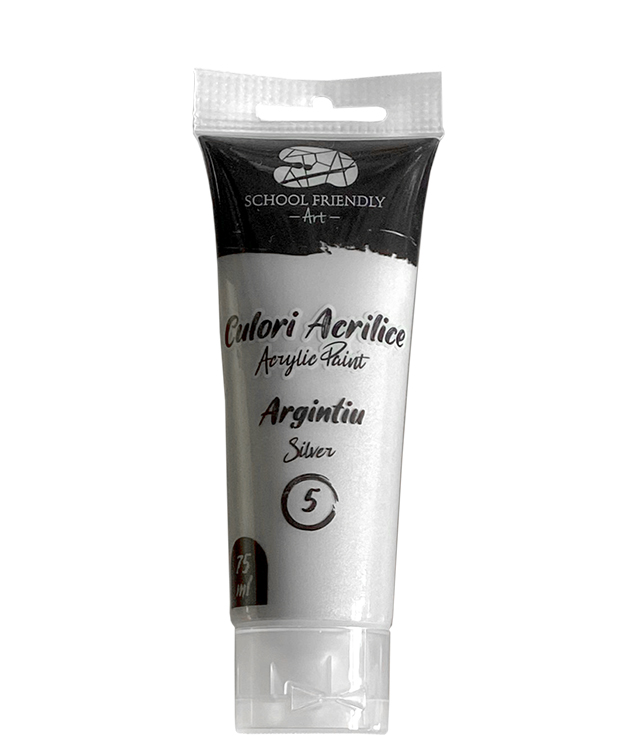Culori Acrilice 75ml Argintiu Premium Sf Art Pigna