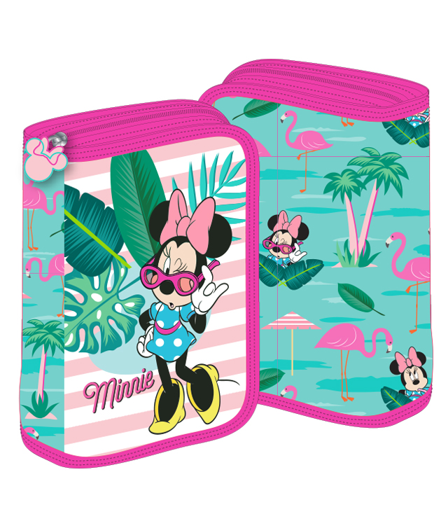 Penar Neechipat 1 Fermoar 2 Extensii Minnie Roz-Verde Pigna