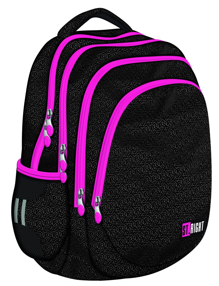 Ghiozdan Cl V-Viii Bp-06 Black Glitter St.Right Majewski