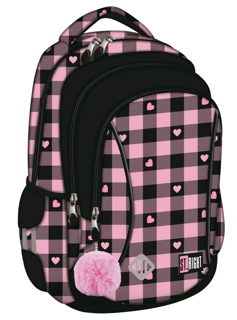 Ghiozdan Cl 0 Bp-26 Pink Checkered St.Right Majewski