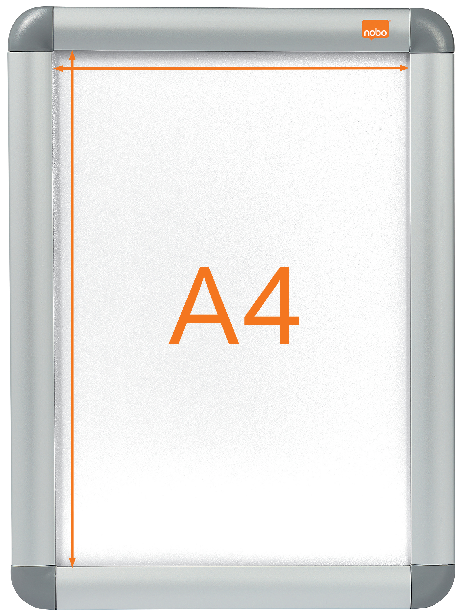 Suport Rama Cu Clip Aluminiu A4 Nobo