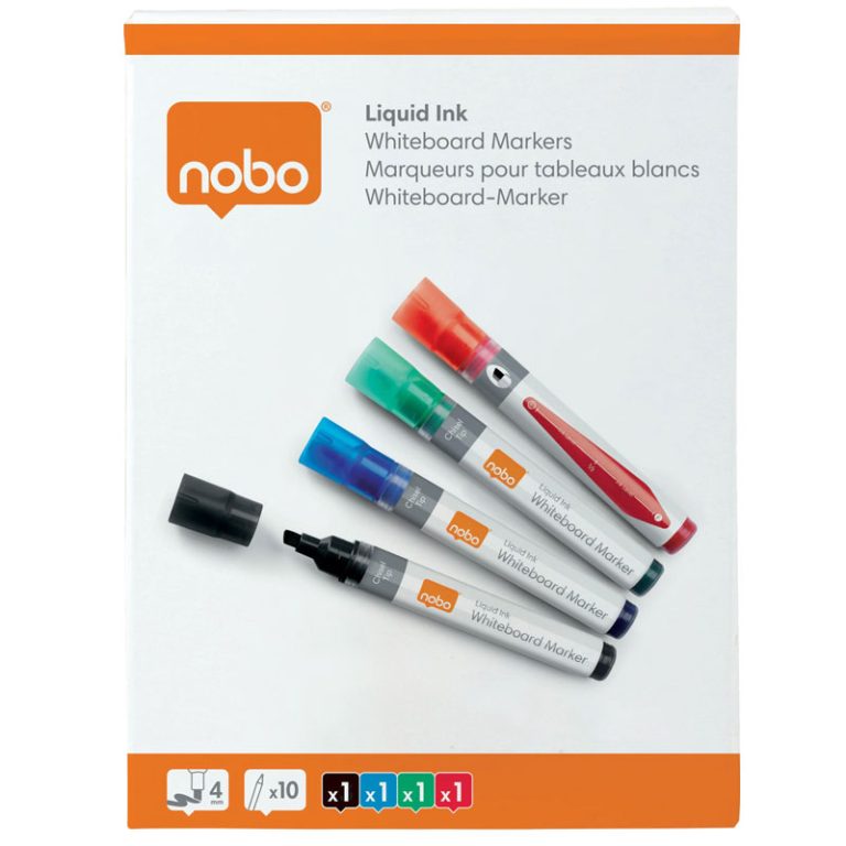 Marker Cu Cerneala Lichida 4/Set Nobo