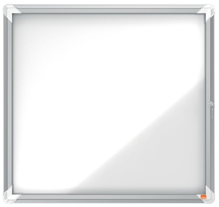 Avizier Magnetic 6 X A4 Carcasa Pentru Exterior Metalica Nobo