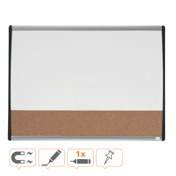 Tabla Magnetica 58*43cm Combo + Accesorii Nobo
