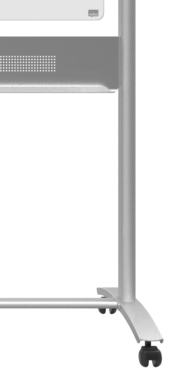 Whiteboard Magnetic Mobil Sticla 90*120cm Diamond Nobo