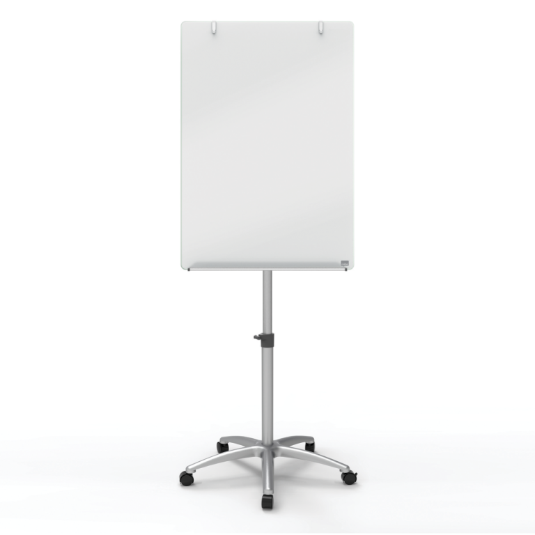 Flipchart Magnetic Din Sticla Cu Roti 70*100 Prestige Nobo