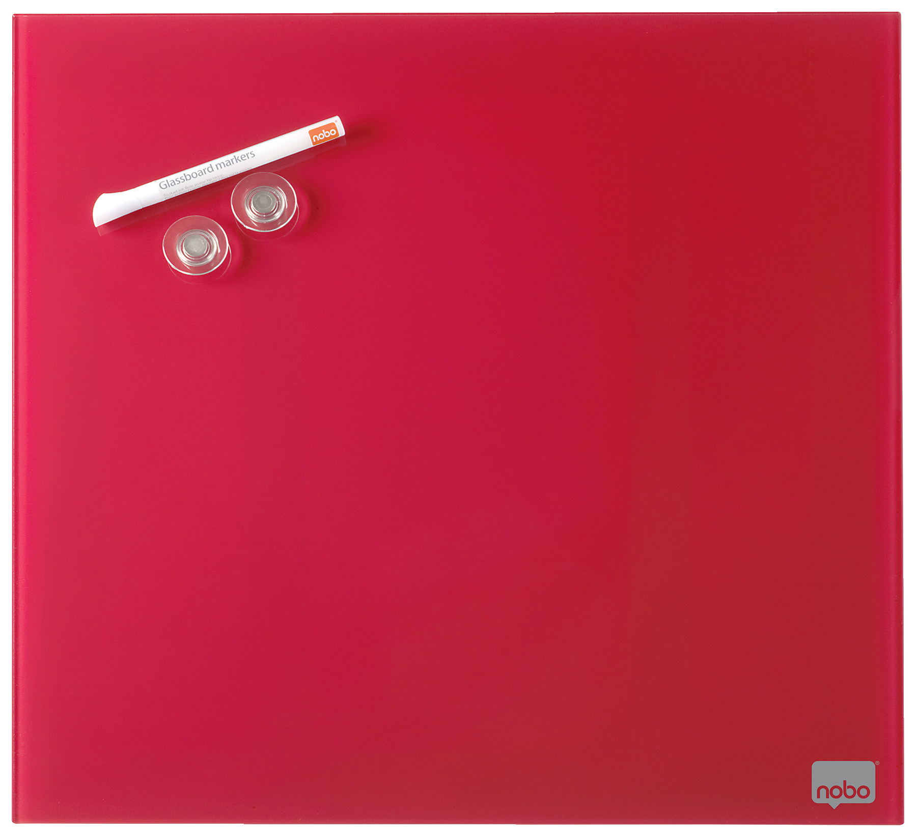 Tabla Magnetica Sticla 45*45cm Rosie+Accesorii Diamond Nobo