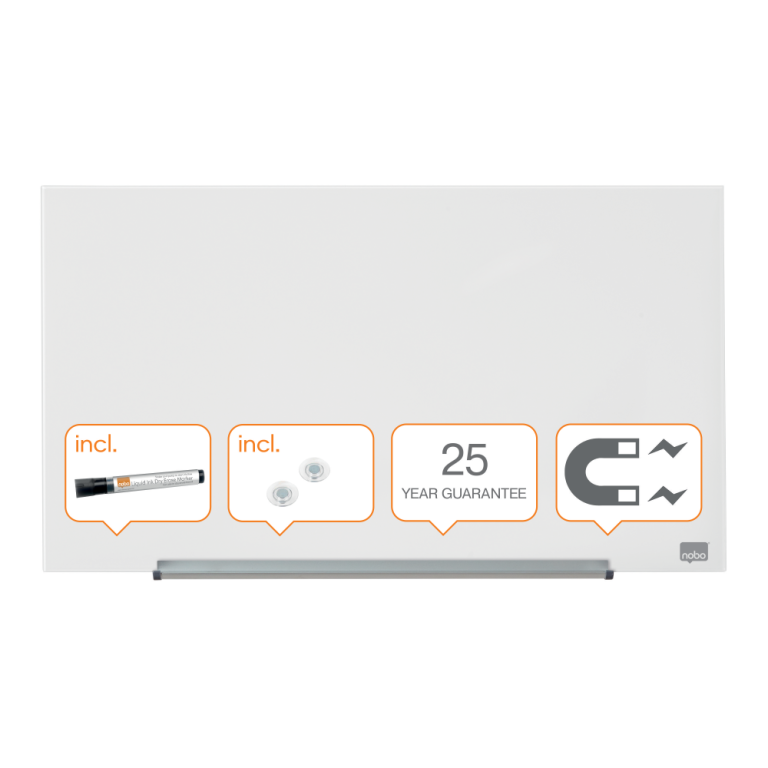 Whiteboard Magnetic Sticla Widescreen 31" Diamond Nobo