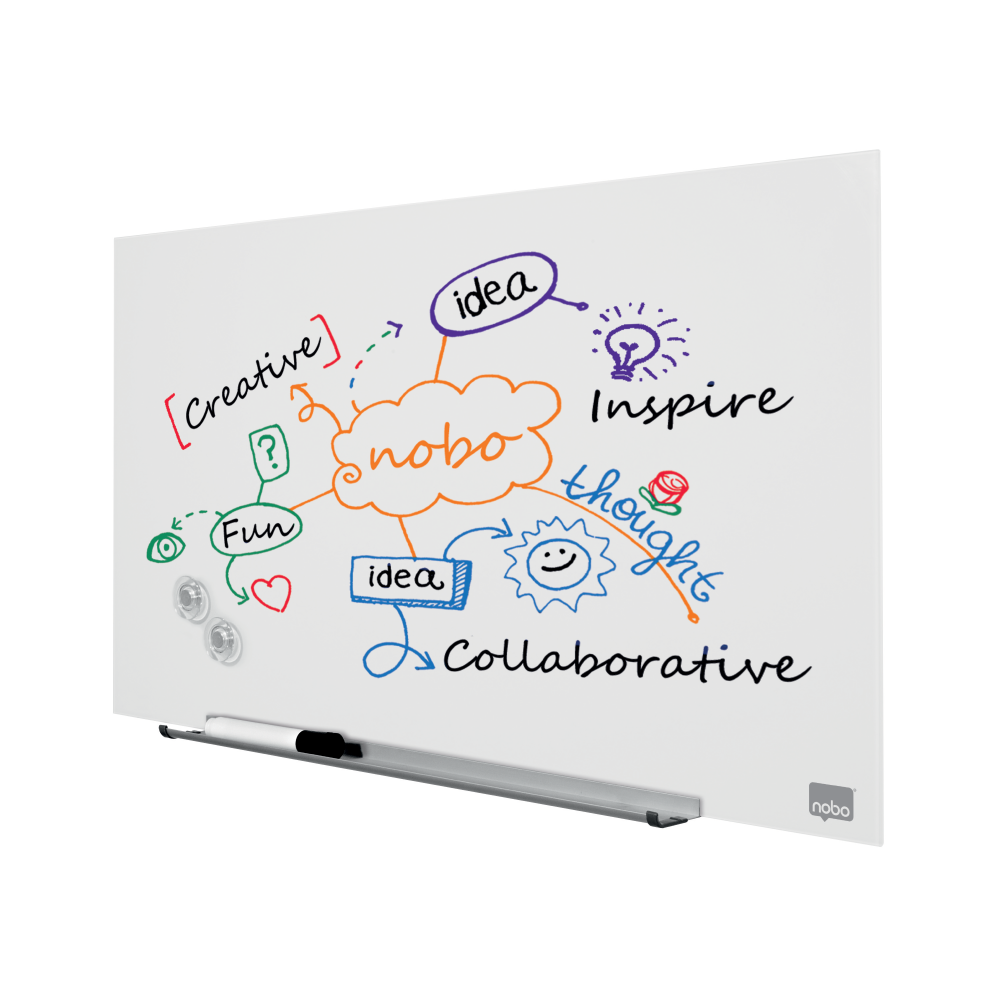 Whiteboard Magnetic Sticla Widescreen 31" Diamond Nobo