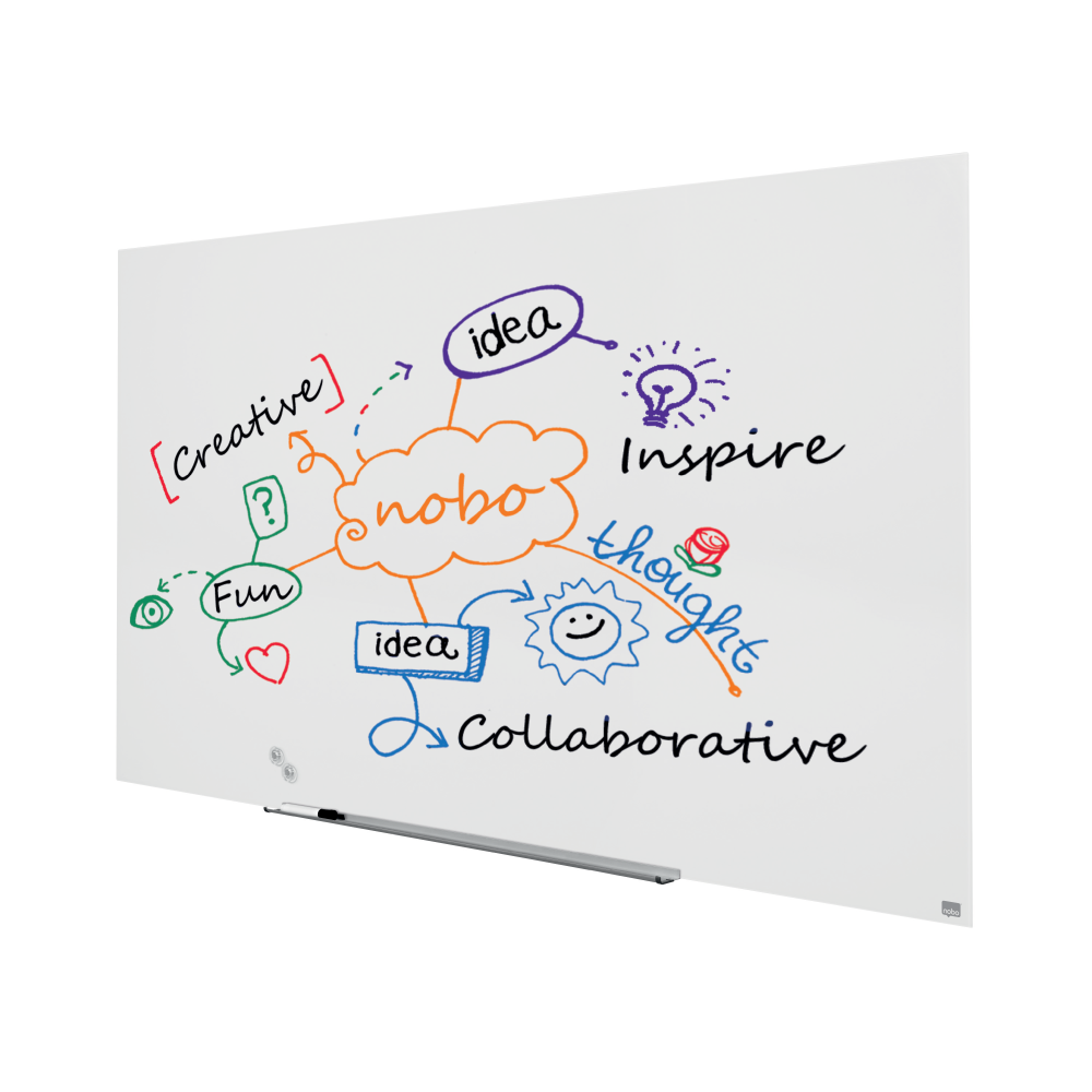 Whiteboard Magnetic Sticla Widescreen 85" Diamond Nobo