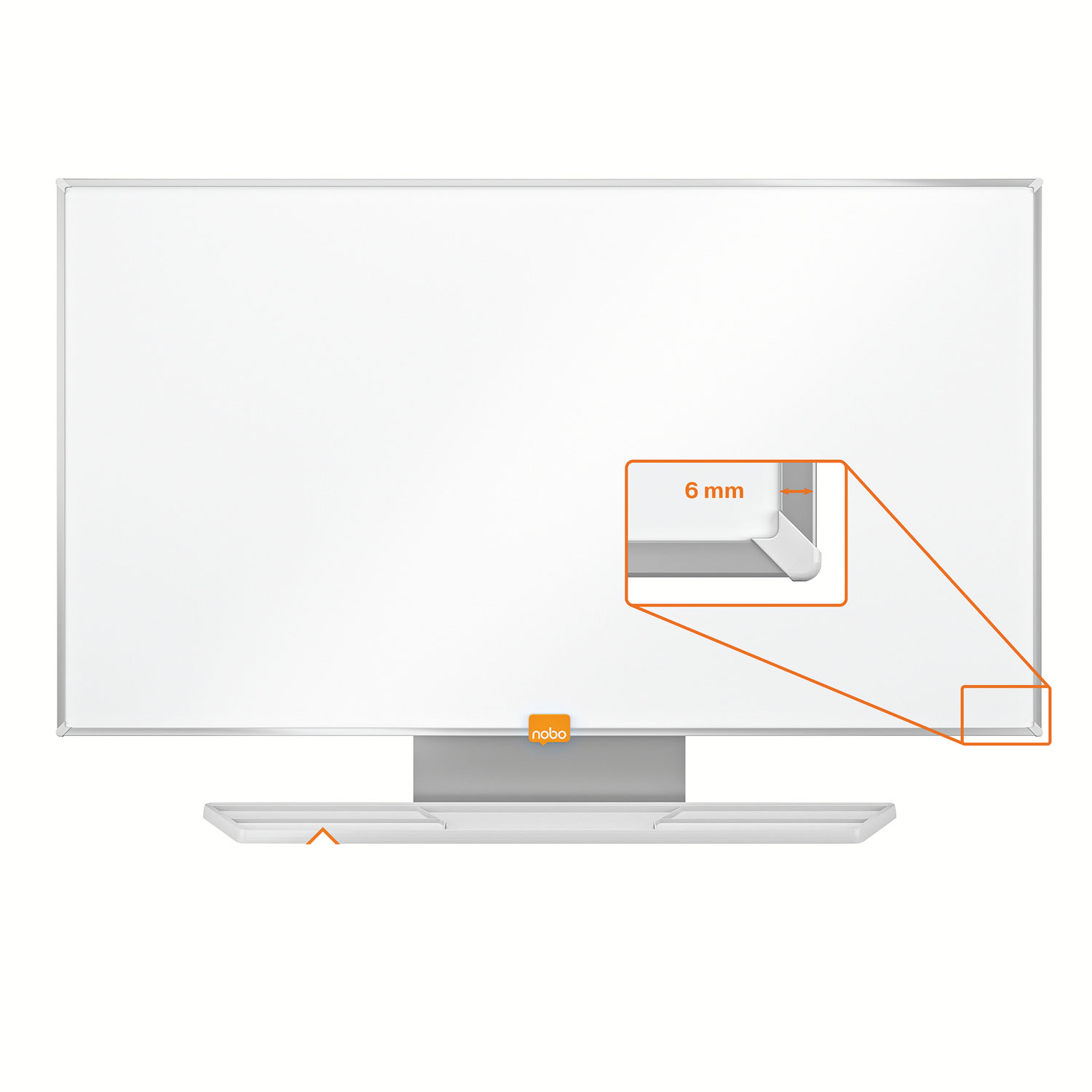 Whiteboard Magnetic Widescreen 32"(721*411mm) Nano Clean Nobo