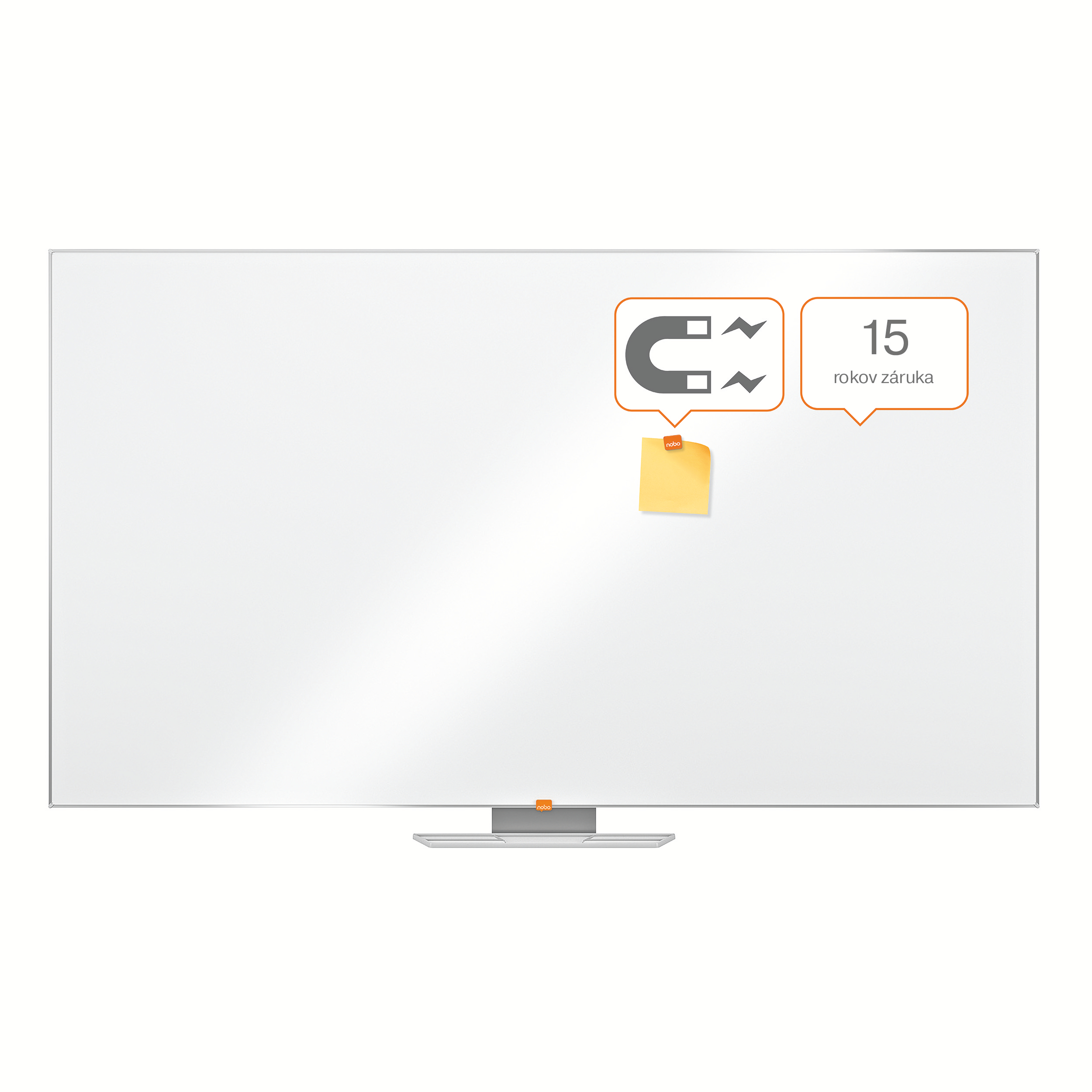 Whiteboard Magnetic Widescreen 85"(1894*1071mm) Nano Clean Nobo