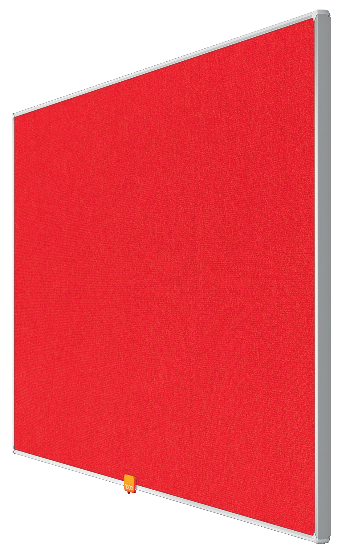 Panou Textil Widescreen 40"(898*510mm) Rama Aluminiu Rosu Nobo