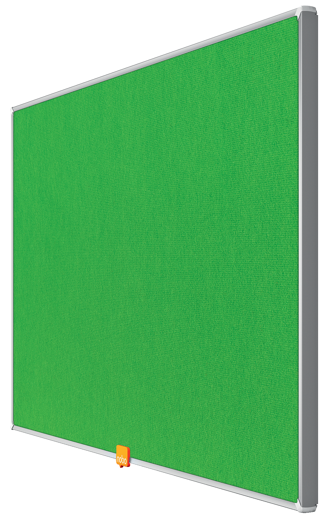 Panou Textil Widescreen 32"(721*411mm) Rama Aluminiu Verde Nobo
