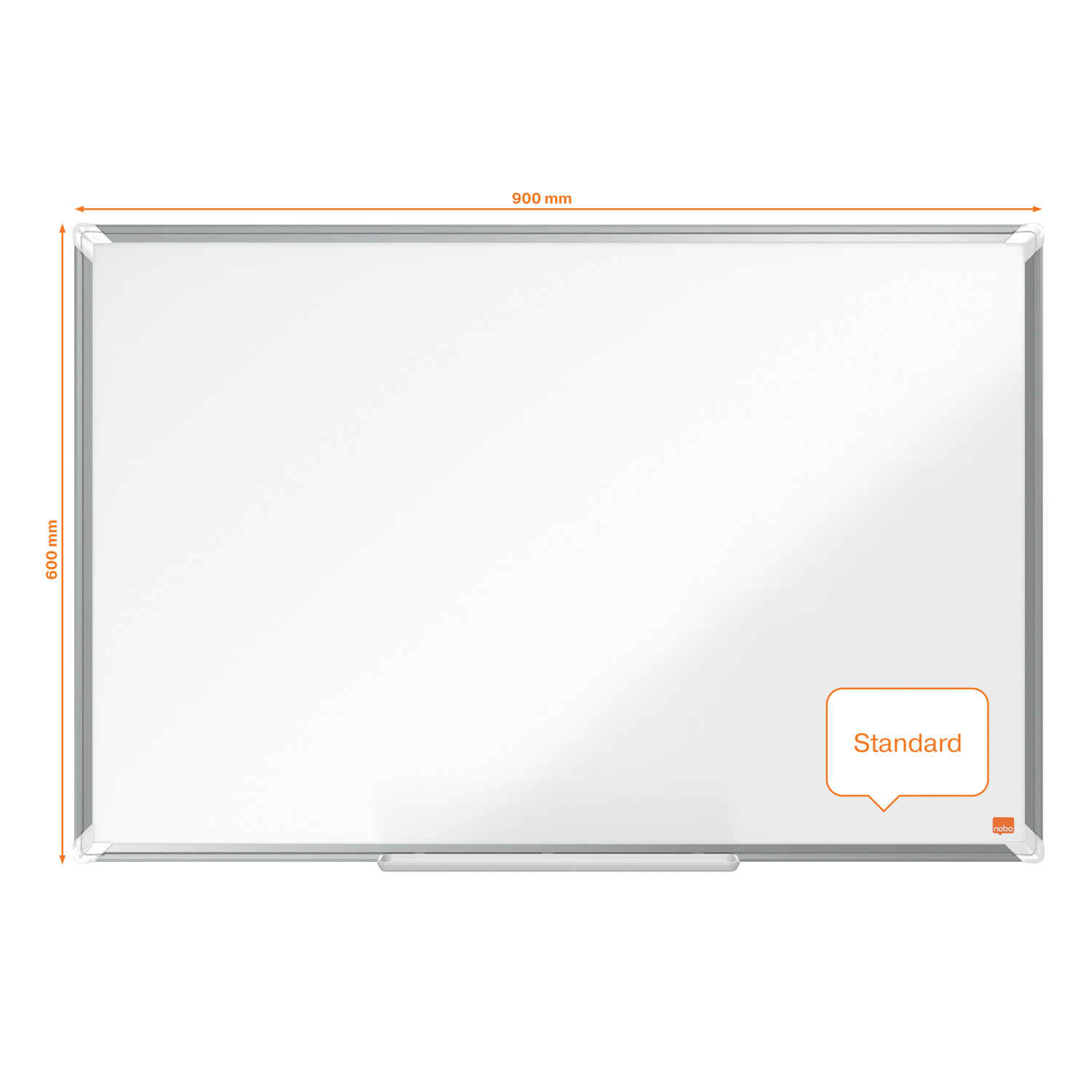 Whiteboard Magnetic Otel Lacuit 60*90cm Premium Plus Nobo