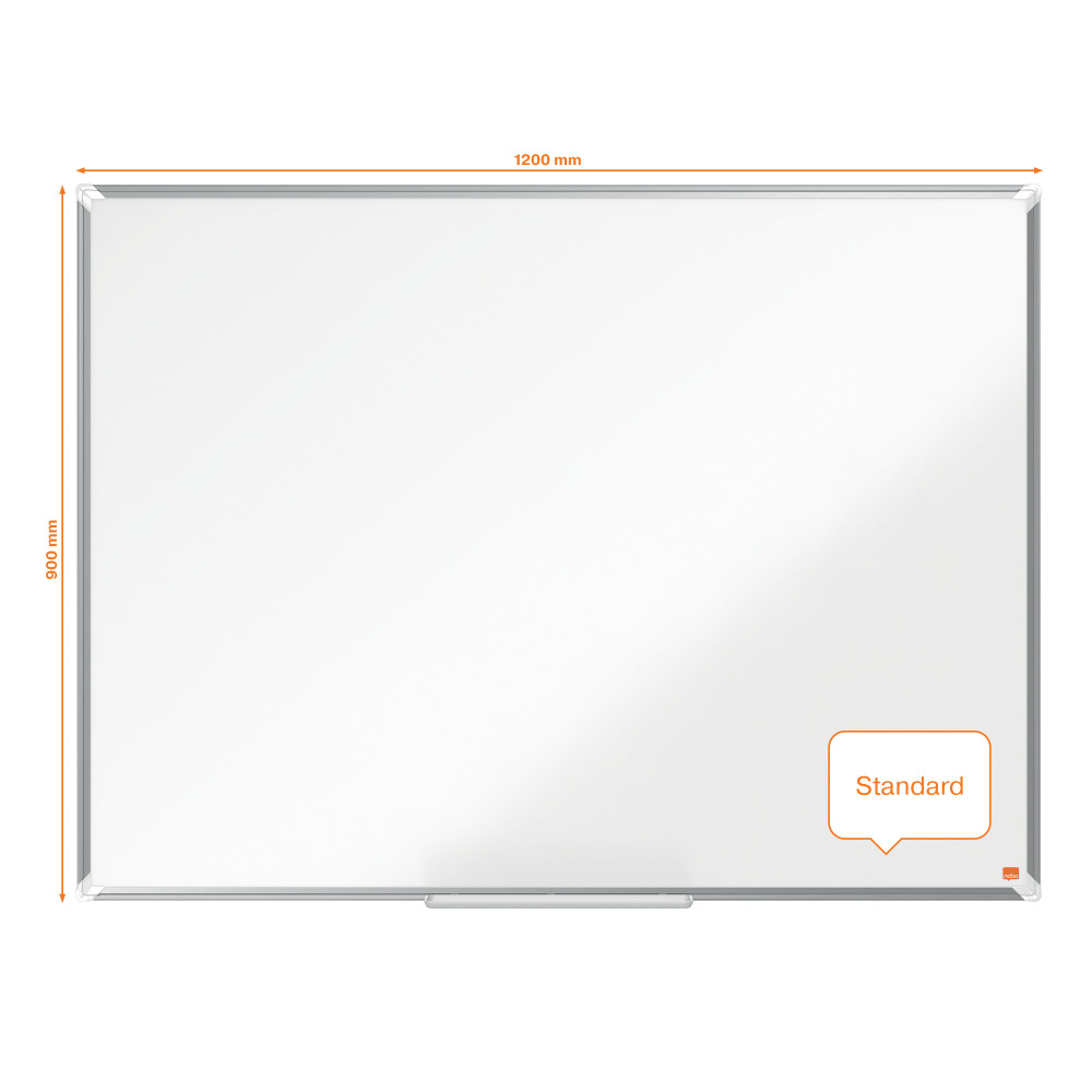 Whiteboard Magnetic Otel Lacuit 90*120cm Premium Plus Nobo