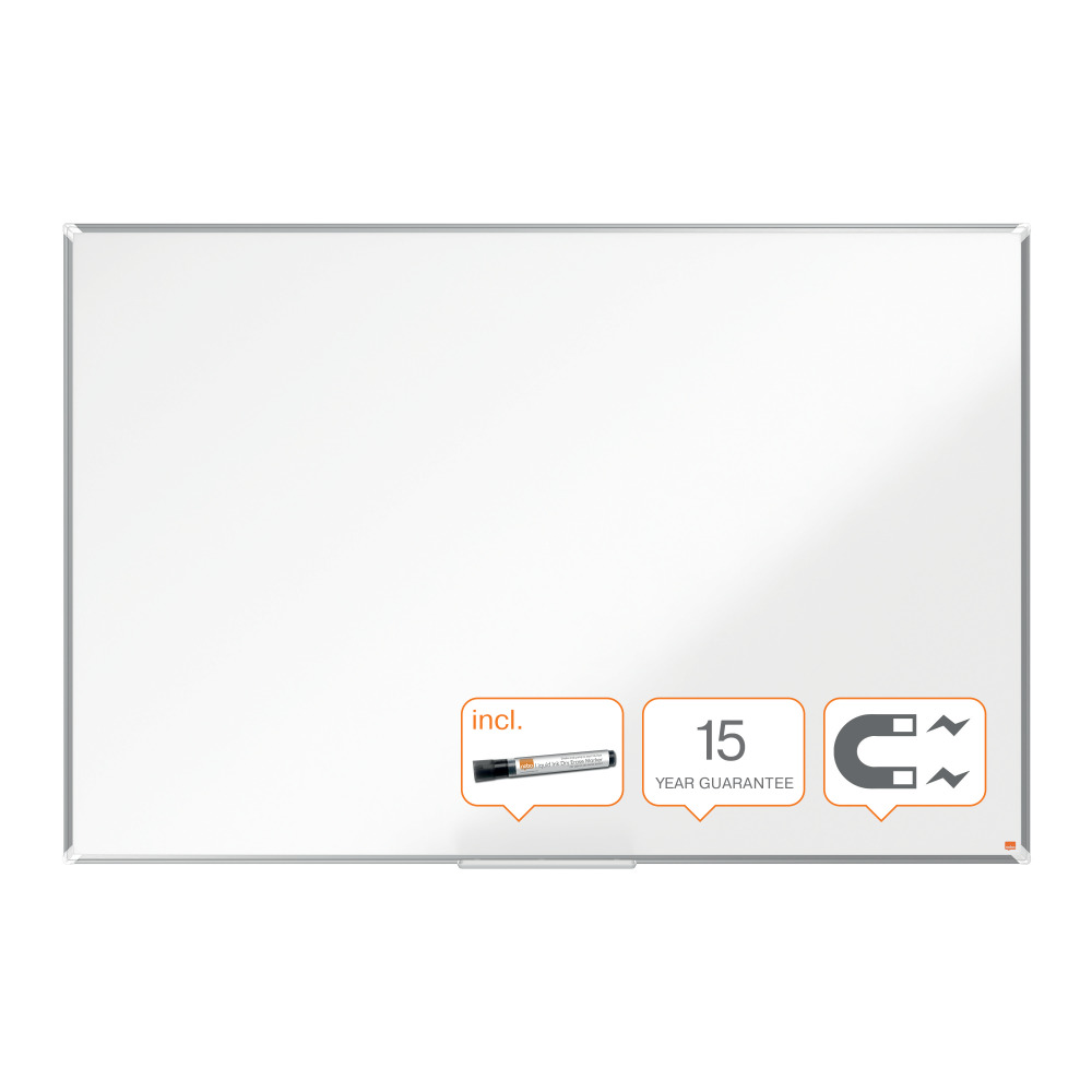 Whiteboard Magnetic Otel Lacuit 120*180cm Premium Plus Nobo