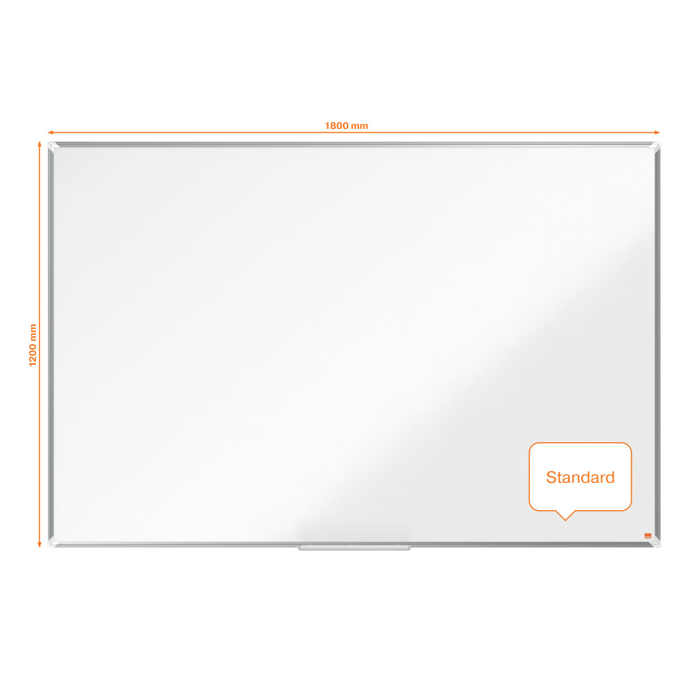 Whiteboard Magnetic Otel Lacuit 120*180cm Premium Plus Nobo