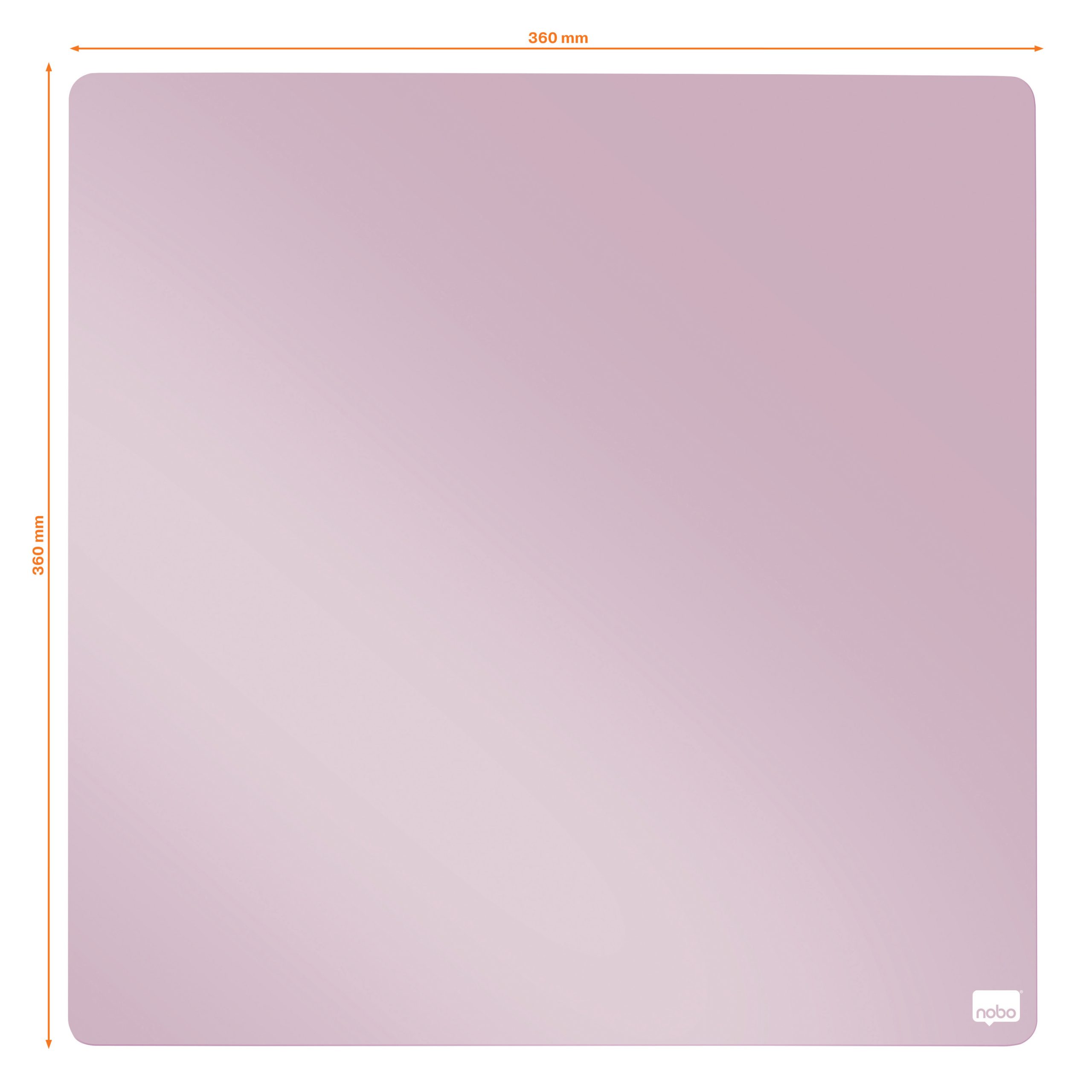 Tabla Magnetica Plastic 36*36cm Lila Nobo