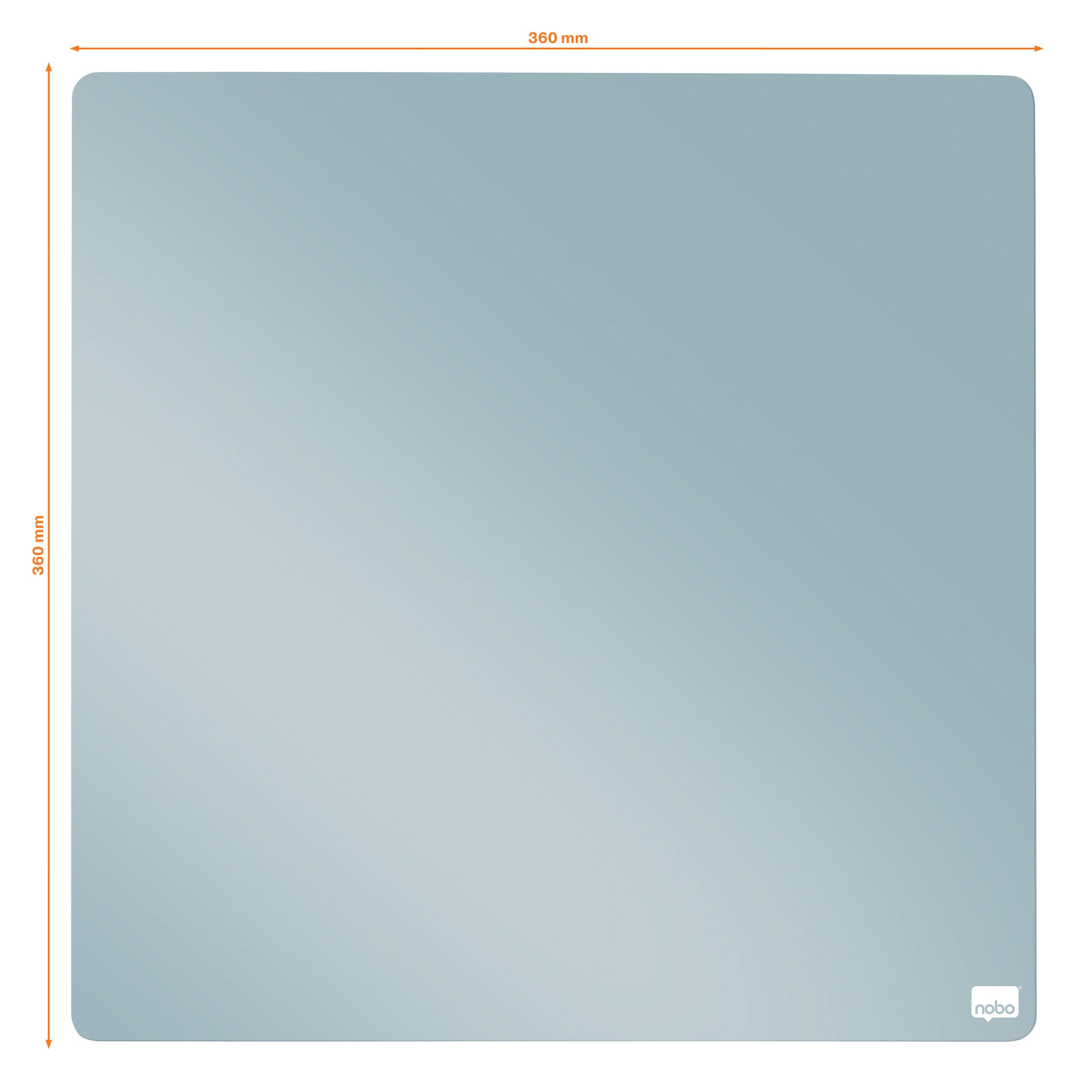 Tabla Magnetica Plastic 36*36cm Bleu Nobo