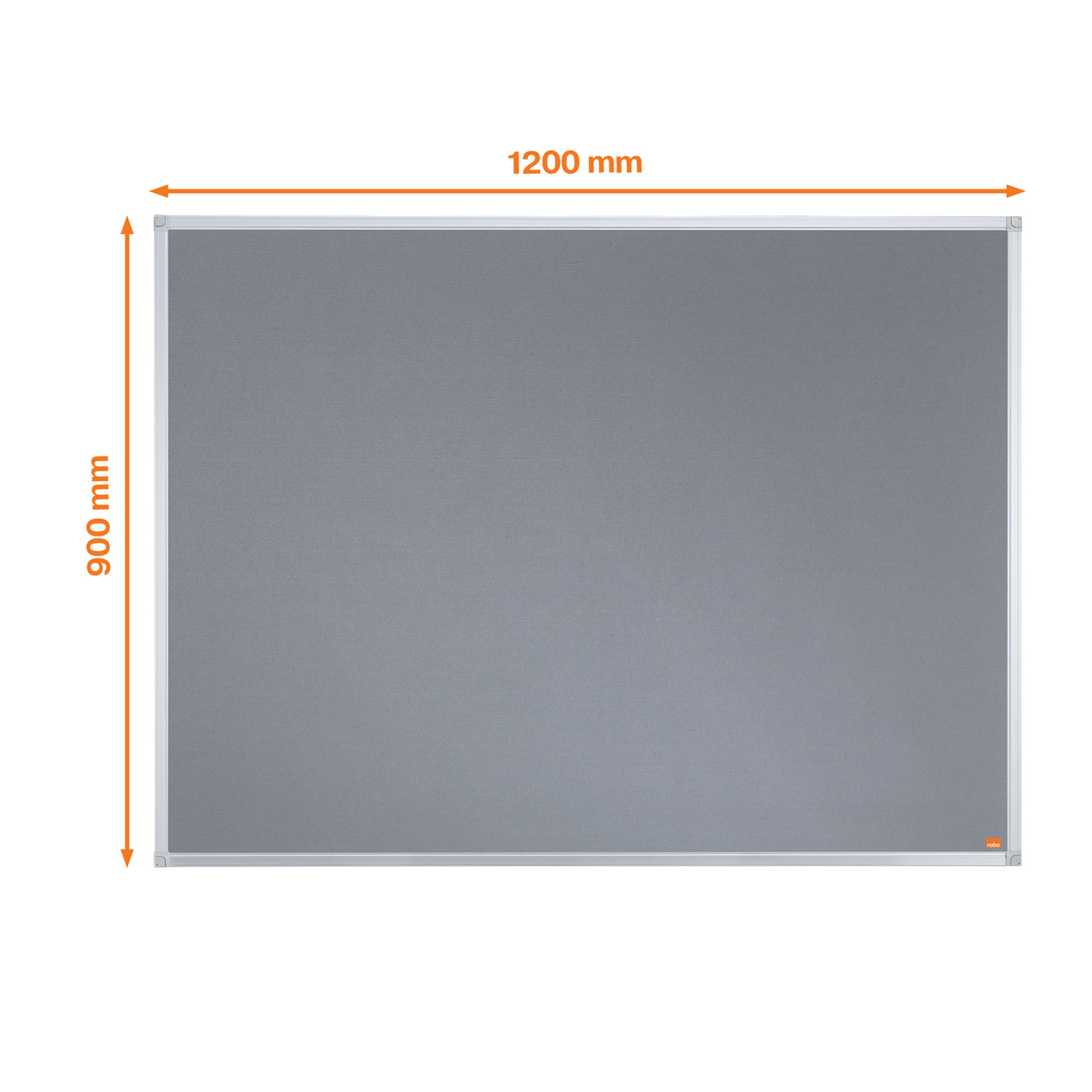 Panou Textil 120 X 90cm Gri Essentials Nobo