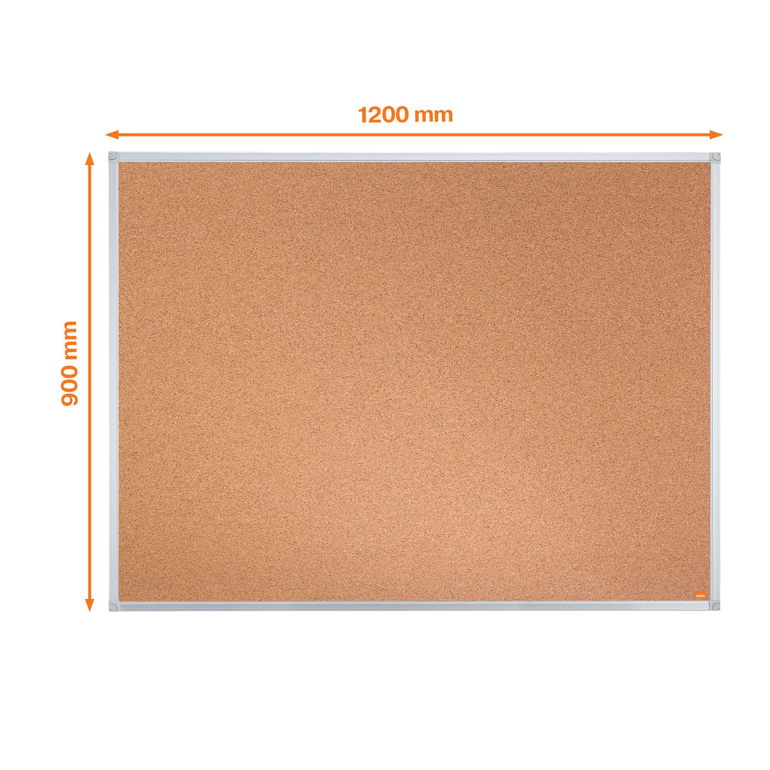 Panou Pluta 120 X 90cm Rama Aluminiu Essentials Nobo