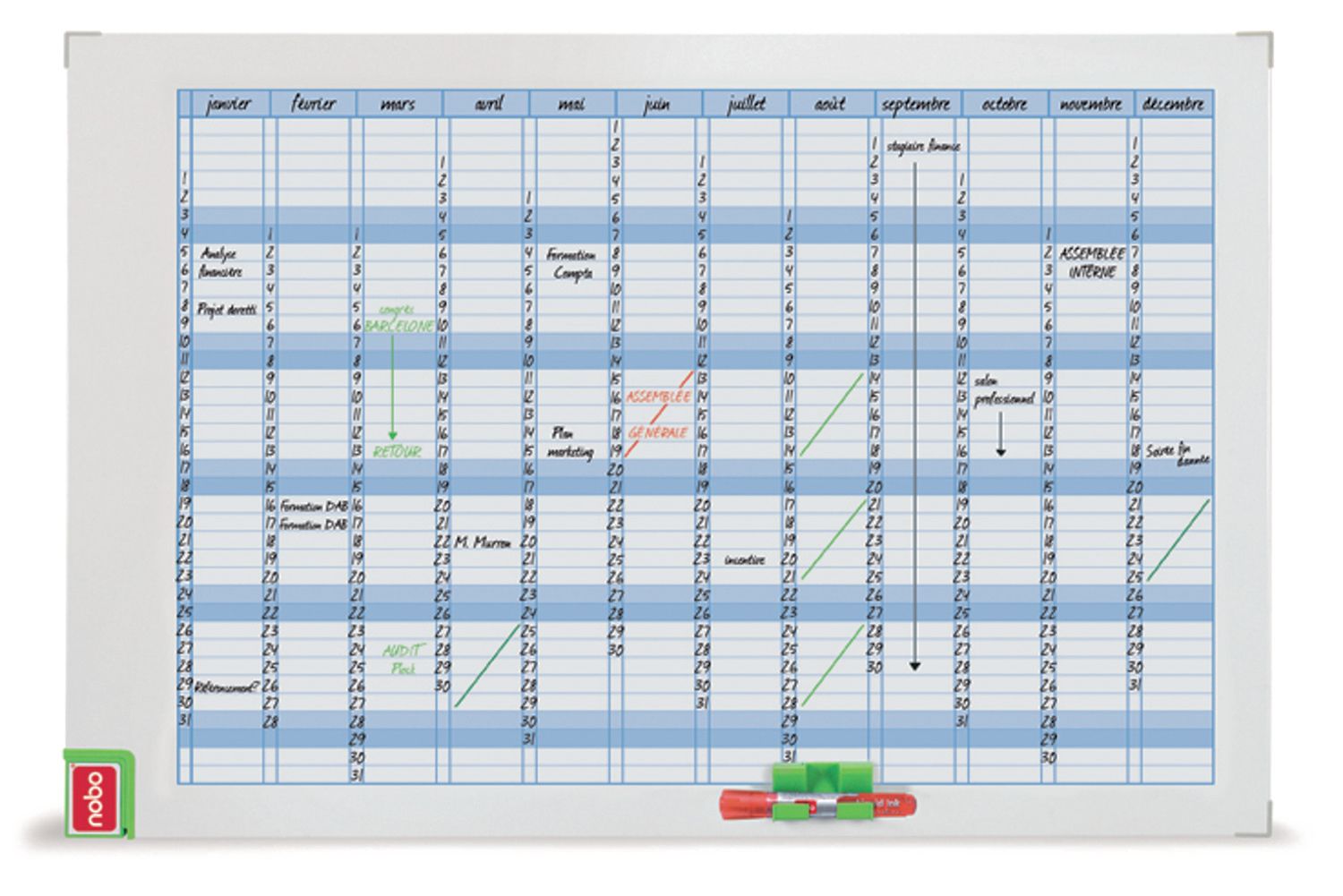 Planner Magnetic Saptamanal 90*60cm Performance Nobo