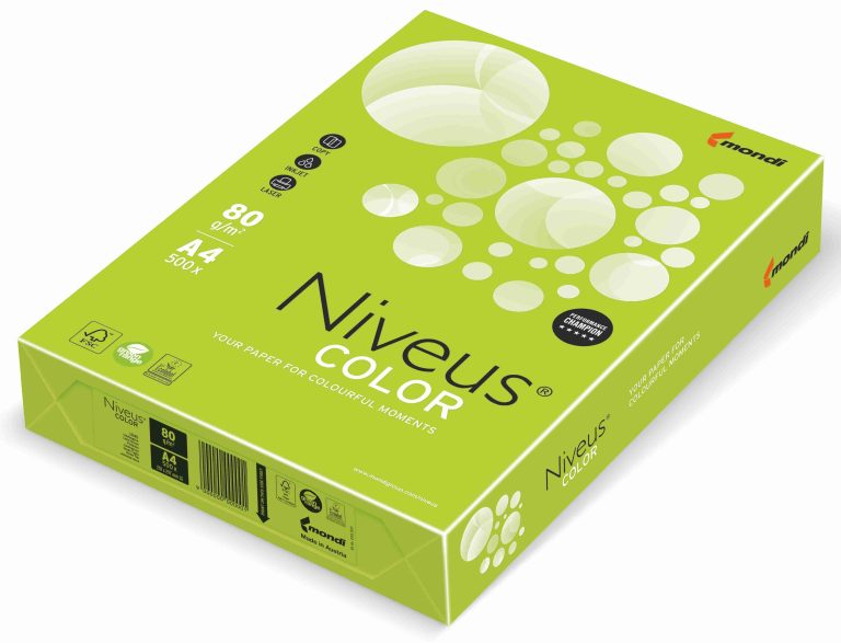 Hartie Copiator A4 Verde Lime Intens 80g 500/Top Lg46 Niveus