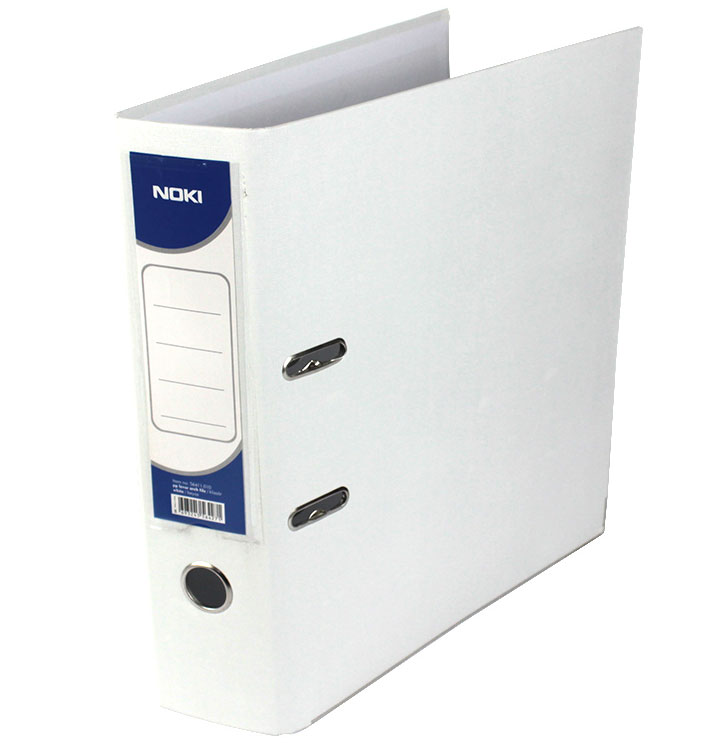 Biblioraft Plastifiat 7.5cm Alb Noki