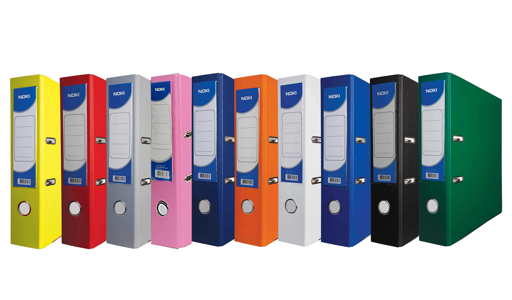 Biblioraft Plastifiat 7.5cm Negru Noki